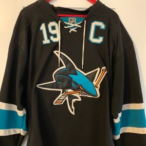 San Jose Sharks - Large Thornton #19 - Jersey